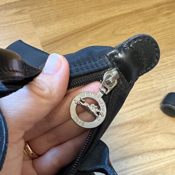 Small longchamp le pliage heavy nylon bag - black - Picture 6 of 12